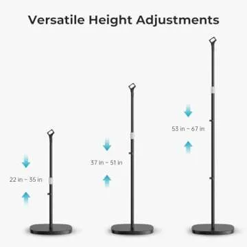 Adjustable POLESTO Microphone Stand for All Mics
