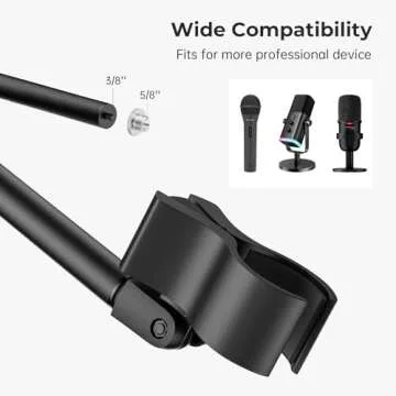 Adjustable POLESTO Microphone Stand for All Mics