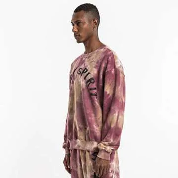 NAGRI Kanye Holy Sweatshirt Men Crewneck Sweatshirt Tie Dye Hip Hop Sweatshirt Hoodie Unisex Medium Multicolored
