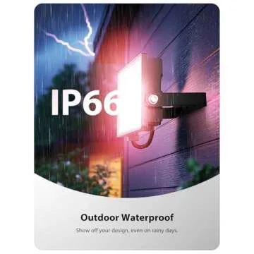 Onforu LED Flood Light Outdoor 250W Equivalent, 25W Color Changing RGBW Floodlight with Remote, 2700K Warm White IP66 Stage Lighting Indoor Uplights for Events, Uplighting for Party 4 Pack