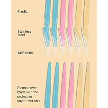 MoHern Dermaplane Razor Set of 60 Multi-Purpose Beauty Tools