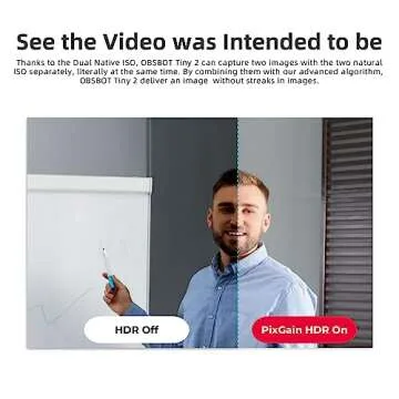 OBSBOT Tiny 2 AI-Powered PTZ 4K Webcam 1/1.5" CMOS 4X Faster Focusing USB 3.0 10x Faster Data Transmission Voice Control, W Tiny Smart Remote 2
