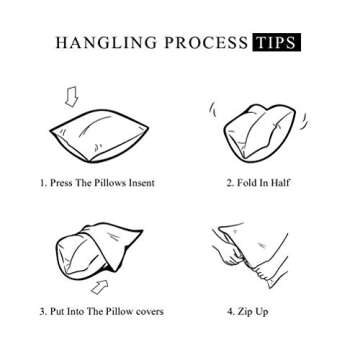 ULOVE LOVE YOURSELF Pumpkin Spice Season Autumn Decorative Throw Pillow Covers Buffalo Check Plaid Pumpkin Truck Cushion Covers 18 x 18 Inch Farmhouse Pillowcases Set of 2 for Sofa Couch