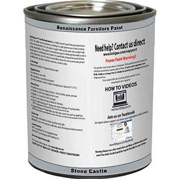 Retique It Chalk Furniture Paint - 32 Oz, 05 Stone Castle, Eco-Friendly Solution