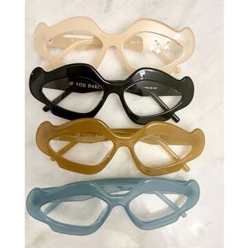 If You Dare.. Retro Fashion Eyewear (Black)