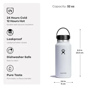 Hydro Flask Wide Flex Cap 32 Oz Insulated Water Bottle