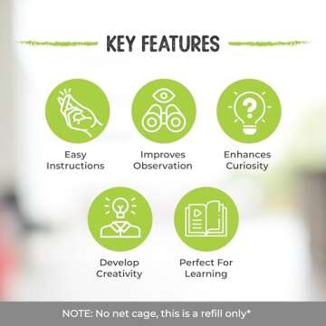 Nature Gifts Live Caterpillars (10 Live Caterpillars)