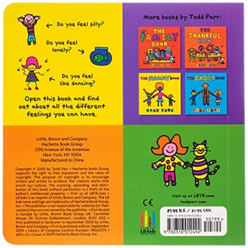 The Feelings Book by Todd Parr for Kids Emotional Growth