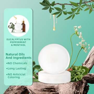 Shower Steamers Aromatherapy, 20-Pack Shower Bombs with Natural Essential Oils, Stress Relief Self C...