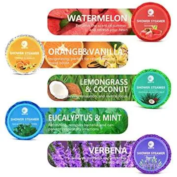 Shower Steamers Aromatherapy, 20-Pack Shower Bombs with Natural Essential Oils, Stress Relief Self Care Gifts for Women, Men, Mom, Birthday Valentines Day Gifts for Her/Him, Travel Essentials