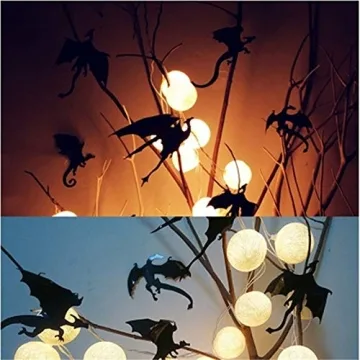 Mumaya 7pcs Wall Sticker 3D Dragon Wall Decal Dragon Wall Decal, Gothic Wall Stickers Party Decoration DIY Home Deco Halloween, Home, Window Decoration