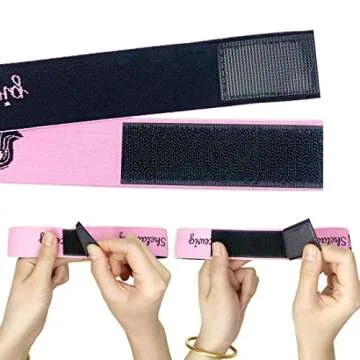 Wig Elastic Band, Edge Laying Band, Wig Band Edge Wrap to Lay Edges, Lace Melting Band for Sewing, Headband for Lace Front Wig, Wig Band with Adjustable Velcr, Wig Install Accessories Elastic Band