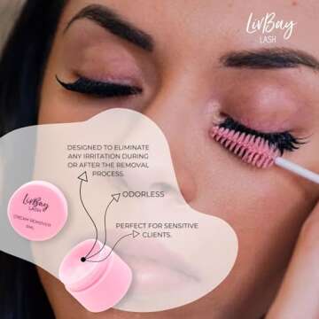 LivBay Lash Remover for Easy Eyelash Adhesive Removal