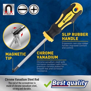 Amartisan Magnetic Screwdriver Set 10-Piece