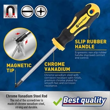Amartisan Magnetic Screwdriver Set 10-Piece
