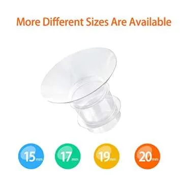 Loveishere 17mm Flange Inserts Compatible with Medela/TSRETE/Momcozy S9 S10 S12 Wearable Cups & Spec...