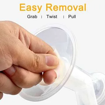Loveishere 17mm Flange Inserts Compatible with Medela/TSRETE/Momcozy S9 S10 S12 Wearable Cups & Spectra S1 S2, 24mm Breast Pump Shields Reduce Nipple Tunnel Down to 17mm, 2pcs