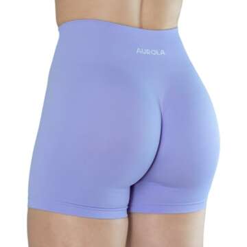 AUROLA Dream Gym Shorts for Women - High Waist Comfort