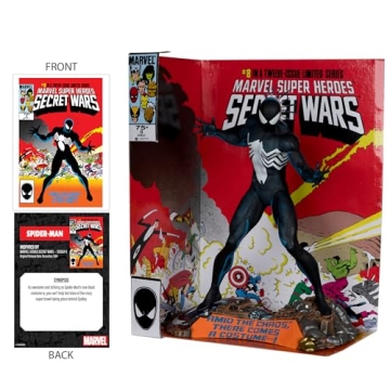 McFarlane Toys Spider-Man 1:6 Scale Collectible with Comic and Scene