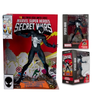 McFarlane Toys Spider-Man 1:6 Scale Collectible with Comic and Scene