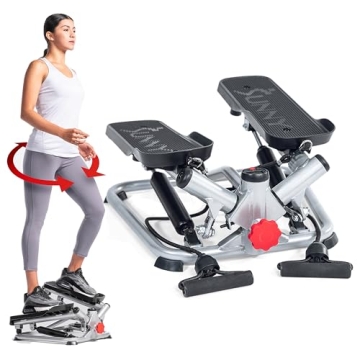 Sunny Health & Fitness Twist Stepper - Home Cardio Machine & Climber