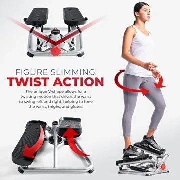 Sunny Health & Fitness Twist Stepper for Home Gym