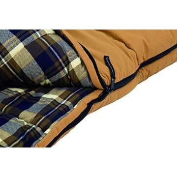 ALPS Outdoorz -25 Degree Flannel Sleeping Bag for Camping