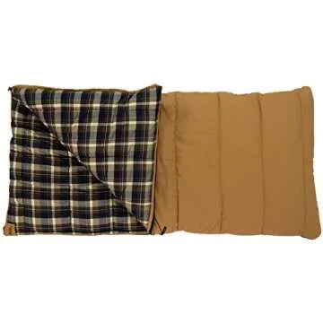 ALPS Outdoorz -25 Degree Flannel Sleeping Bag for Camping