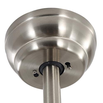 FINXIN 52" Brushed Nickel Ceiling Fan LED Light Remote