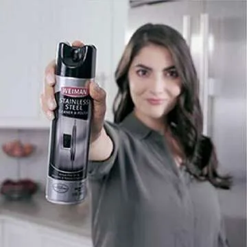 Weiman Stainless Steel Cleaner & Polish Aerosol, 17 fl oz