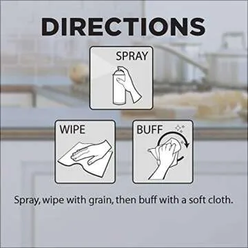 Weiman Stainless Steel Cleaner & Polish Aerosol, 17 fl oz