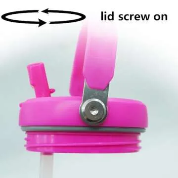 Dreamfocus Handle Flip Straw Lid Replacement for Stanley 40 oz Tumbler, Not for 30 oz