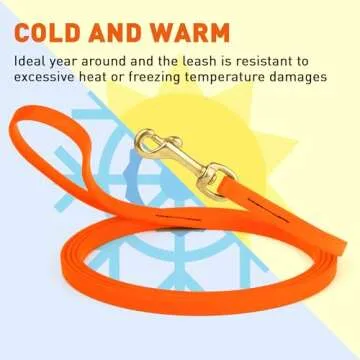 Viper Biothane Dog Leash - Durable Long Lead for Dogs