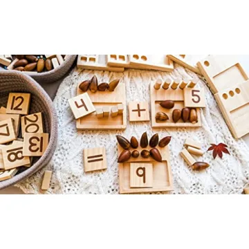 LITTLE BUD KIDS Counting Pegs Montessori Math Set