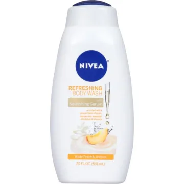 NIVEA White Peach & Jasmine Body Wash - 20 Oz