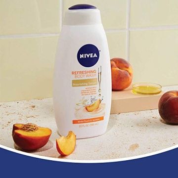 NIVEA White Peach & Jasmine Body Wash - 20 Oz