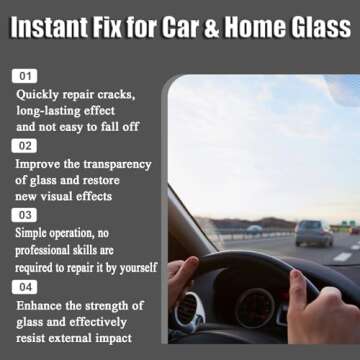 2025 Windshield Crack Repair Kit for Effortless Fixes