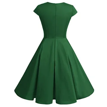 Elegant Green Vintage Cocktail Dress for All Occasions