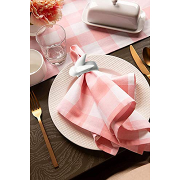 Easter Bunny Napkin Rings Set of 6 for Spring Decor