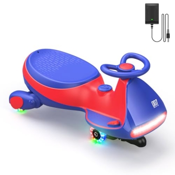 FanttikRide 12V N7 Pro Electric Wiggle Car with Bluetooth - Safe & Fun Ride-on Toy for Kids