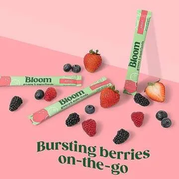 Bloom Nutrition Superfood Greens Powder Stick Packs, Digestive Enzymes with Probiotics and Prebiotic...