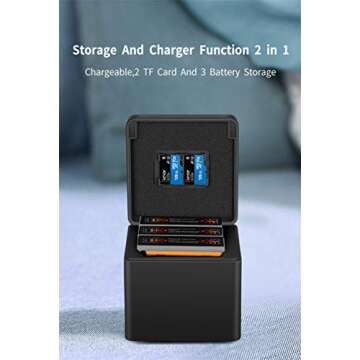 TELEISN 3-Port USB Charger Hub for DJI Osmo Action Camera