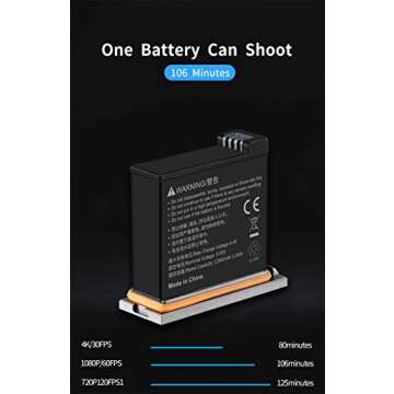 TELEISN 3-Port USB Charger Hub for DJI Osmo Action Camera