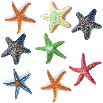 8 Pieces Big Pool Toy Diving Toys Starfish Sea Animals Sets Summer Toys，Diving Toys Set Dive Throw...