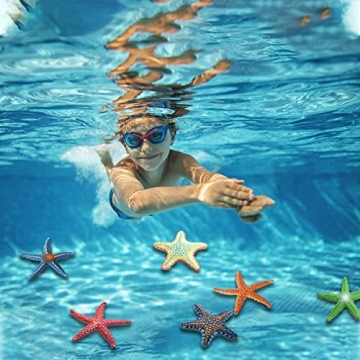 Colorful Starfish Diving Toys for Kids in Sets
