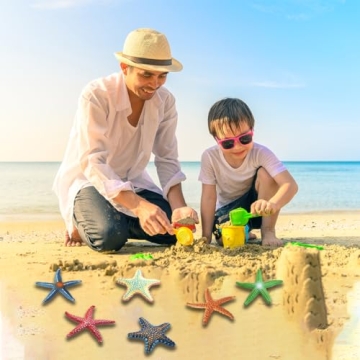 Colorful Starfish Diving Toys for Kids in Sets