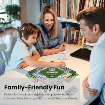 NFL-Opoly Junior Board Game for Ages 6+ - Collector's Edition