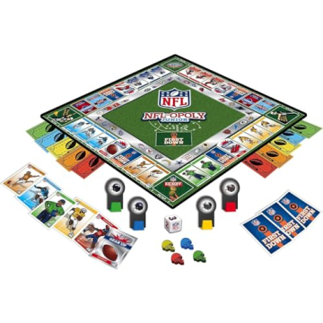 NFL-Opoly Junior Board Game for Ages 6+ - Collector's Edition