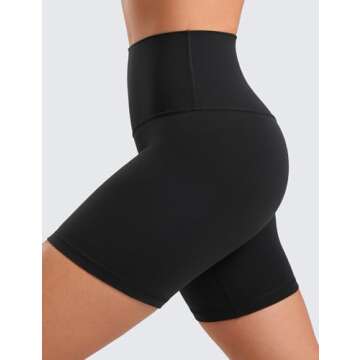 CRZ YOGA ButterLuxe Biker Shorts for Women - Stylish Comfort
