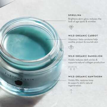 Furtuna Skin Olive Replenishing Balm - Intensive, Hydrating, Repair & Nourishment for Face, Neck, and Declotte - Organic and Vegan Ingredients, EWG Verified